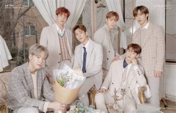 Astro members JinJin, Moonbin, and Cha Eun-woo as seen in 2017