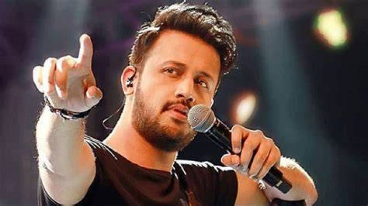 Atif Aslam at a live concert in 2019