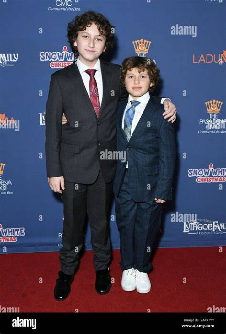 August Maturo with his family in May 2020
