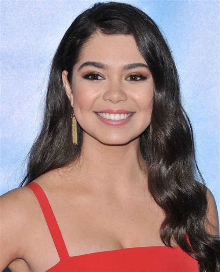 Auli’i Cravalho selfie showing her body tattoo below her breasts in February 2023