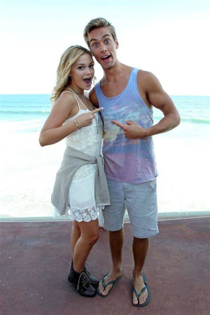 Austin North and Olivia Holt at The Roxy Theatre in July 2016