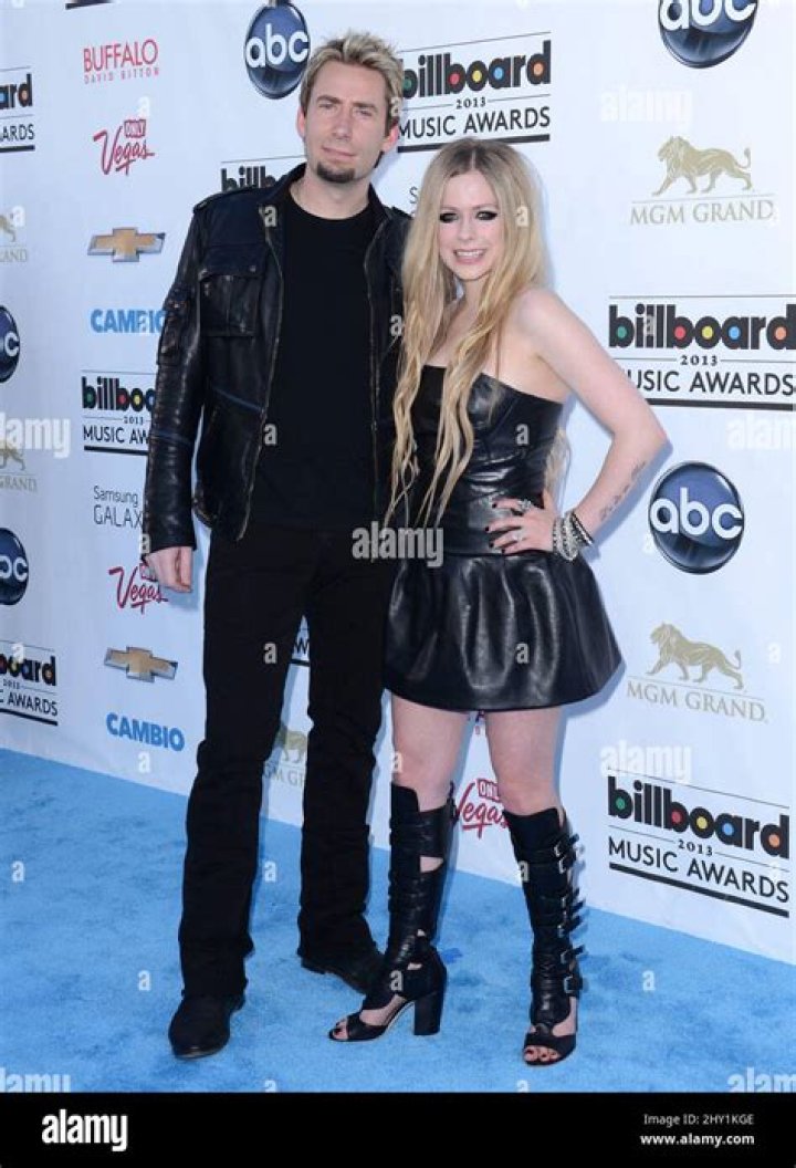 Avril Lavigne with Chad Kroeger