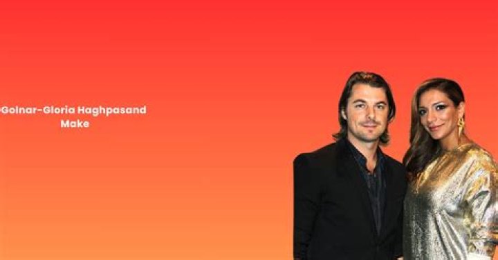 Axwell and Gloria Golnar as seen in September 2017