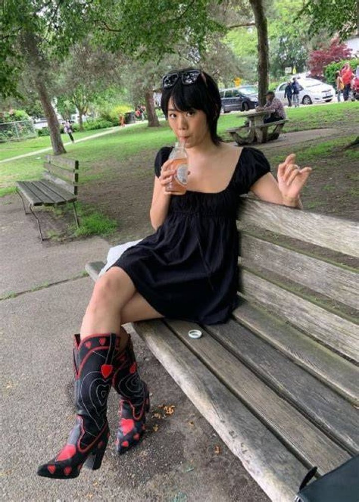Aya Furukawa as seen in a selfie that was taken in December 2022, in Vancouver, British Columbia