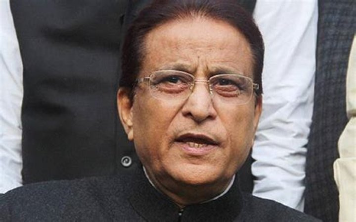Azam Khan as seen while taking a selfie
