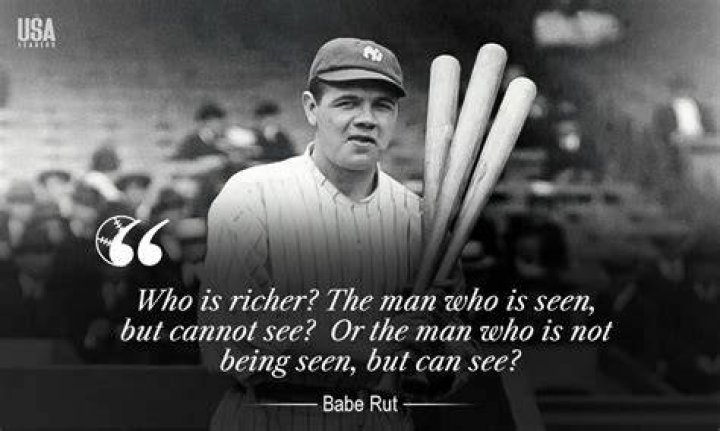 Babe Ruth as seen in a publicity photo as a member of the Boston Red Sox, c. 1919
