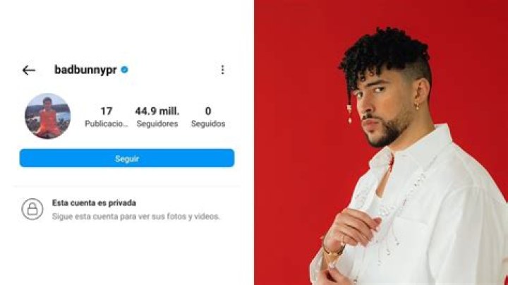 Bad Bunny in an Instagram selfie as seen in January 2017