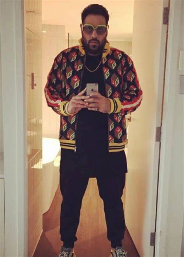 Badshah in an Instagram selfie as seen in August 2017