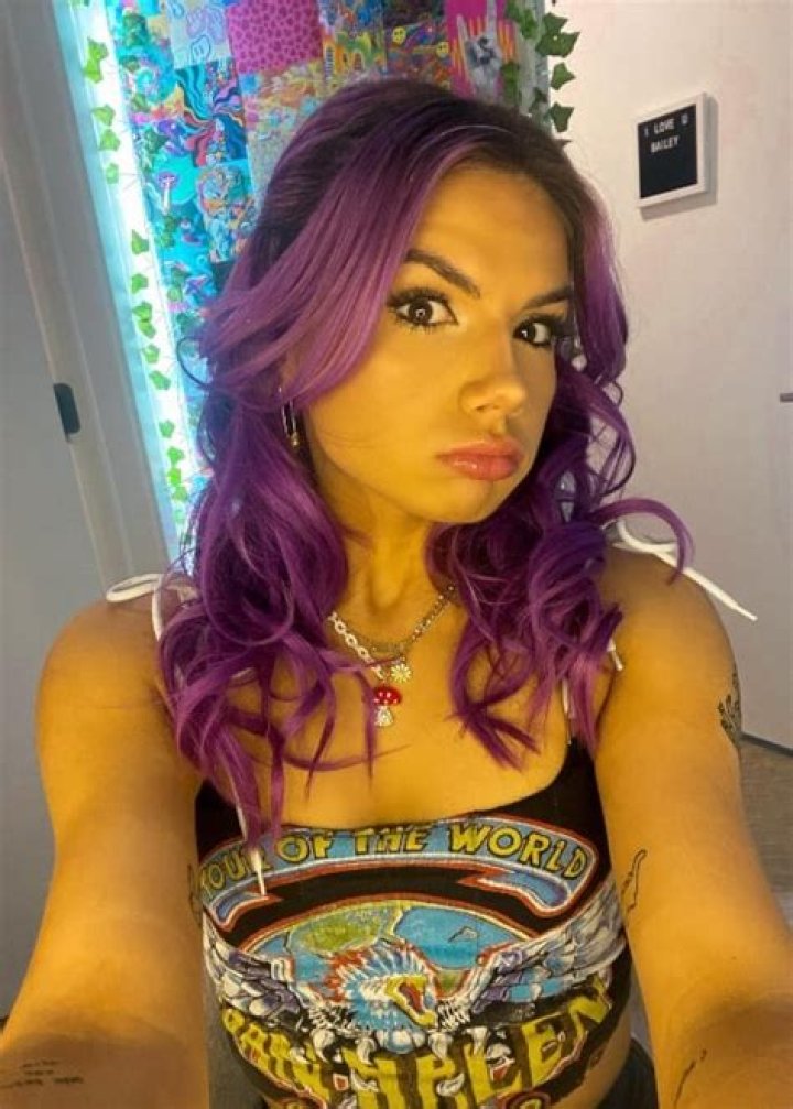 Bailey Spinnenweber as seen in a selfie that was taken in January 2022, in Los Angeles, California