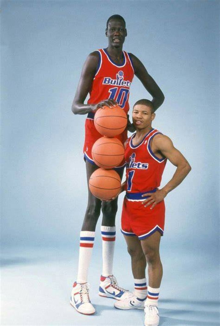 Basketball player Manute Bol