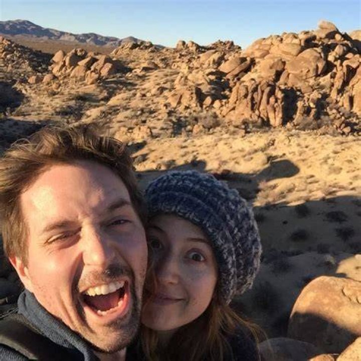 Beck Bennett as seen while posing for a selfie alongside Jessy Hodges after they had voted in November 2018