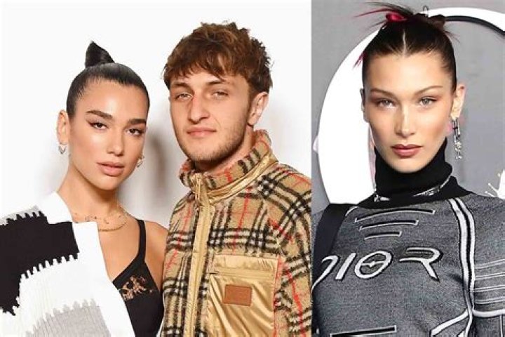 Bella Hadid and Anwar Hadid leaving Gigi's home in NYC in September 2016