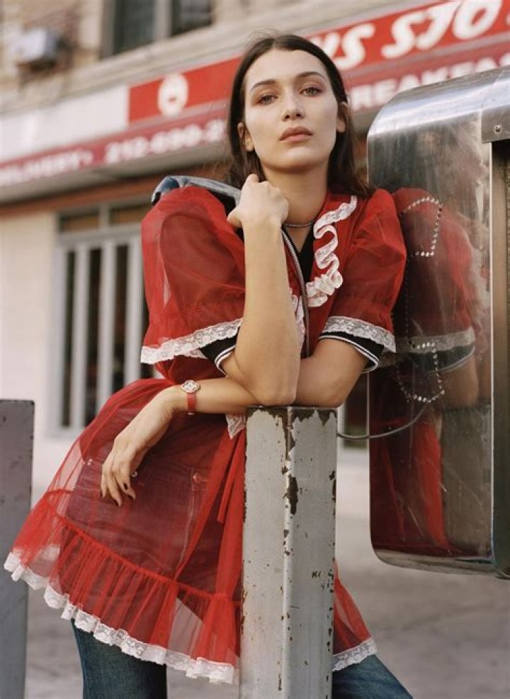 Bella Hadid by Dan Martensen for Elle US - February 2016