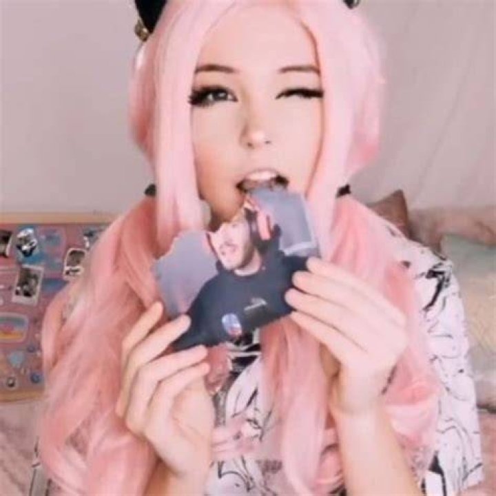 Belle Delphine in an Instagram selfie as seen in January 2019