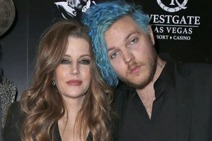 Benjamin Keough and Lisa Marie Presley pictured at Sun Studios while filming Good Morning America in 2012