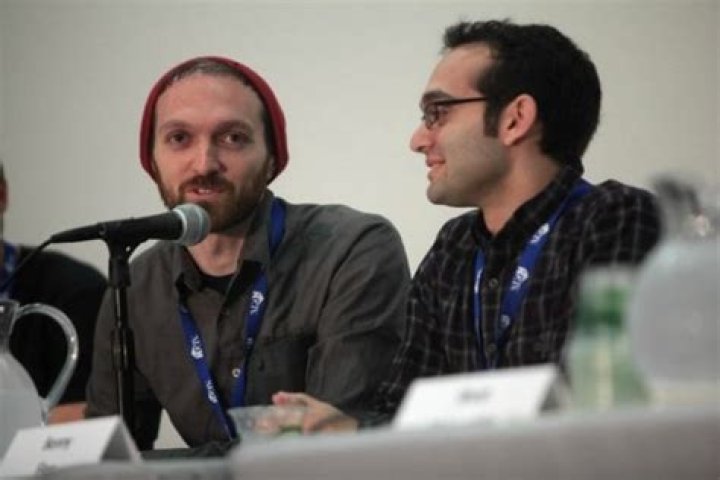 Benny Fine speaking at the 2014 VidCon at the Anaheim Convention Center