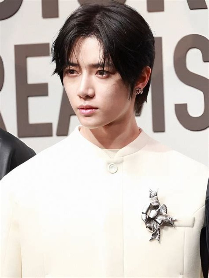 Beomgyu as seen in a picture taken at Soribada Awards on August 23, 2019