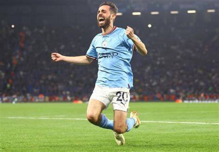 Bernardo Silva in the middle of the match in June 2018