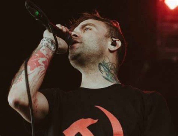 Bert McCracken during a performance in June 2007