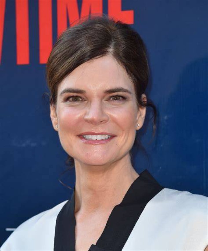 Betsy Brandt with her on-screen son in March 2016
