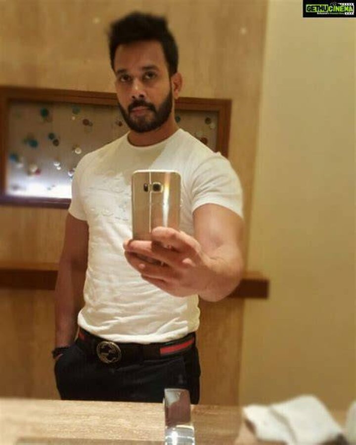 Bharath in an Instagram selfie as seen in October 2019