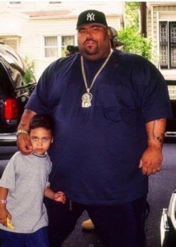 Big Pun as seen in a black-and-white photograph