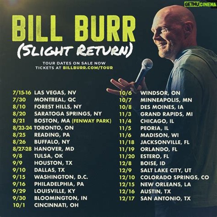 Bill Burr in an Instagram selfie as seen in December 2018