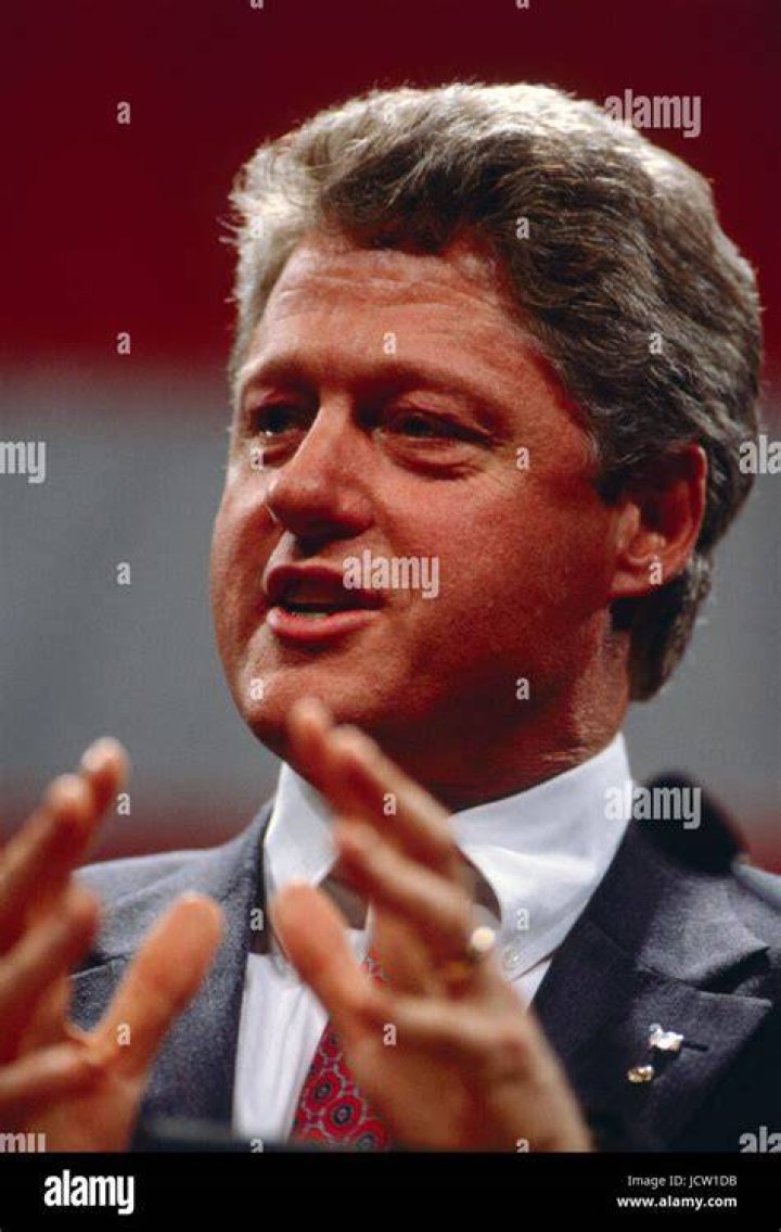 Bill Clinton while speaking at a conference