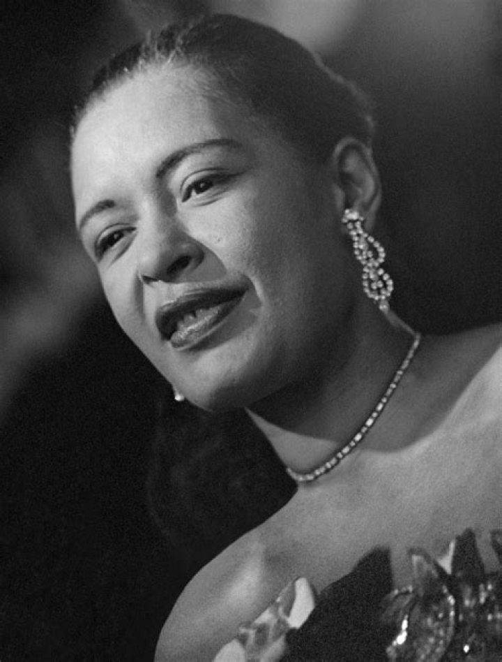 Billie Holiday as seen in court over a contract dispute in Los Angeles, California in late 1949