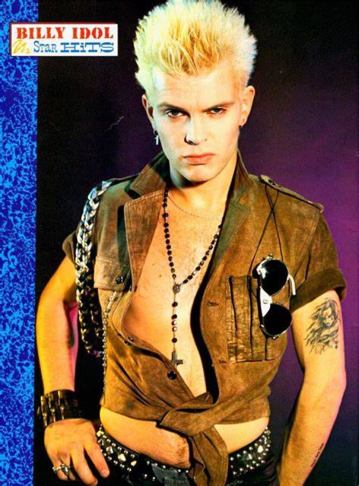 Billy Idol in an Instagram post as seen in July 2018
