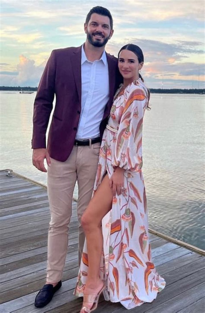 Blaine Hart as seen in a picture with Andi that was taken in August 2023, at Sorrento, Amalfi Coast, Italy