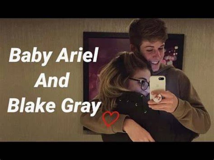 Blake Gray and Baby Ariel in a picture shared on social media in 2017