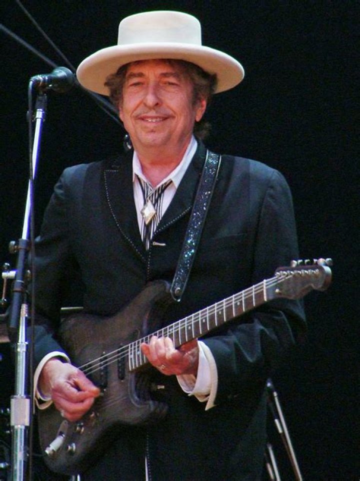 Bob Dylan at the Azkena Rock Festival in June 2010