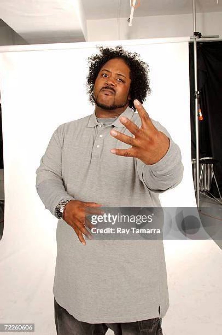 Bone Crusher poses for a modeling photoshoot