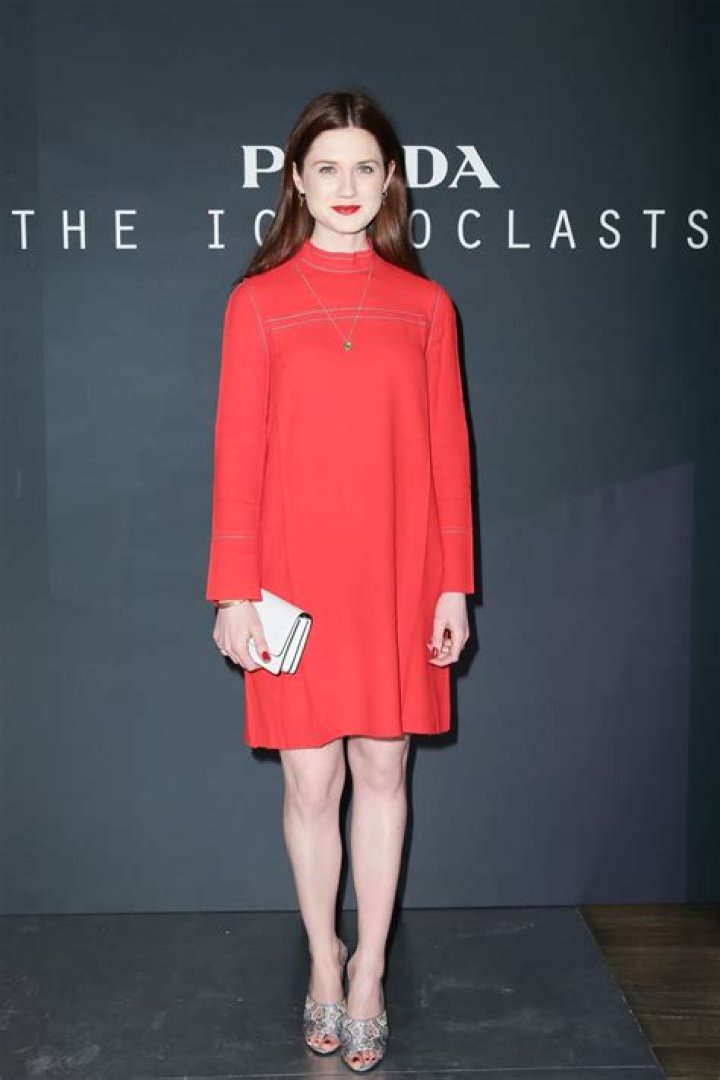 Bonnie Wright at Prada The Iconoclasts NYFW 2015