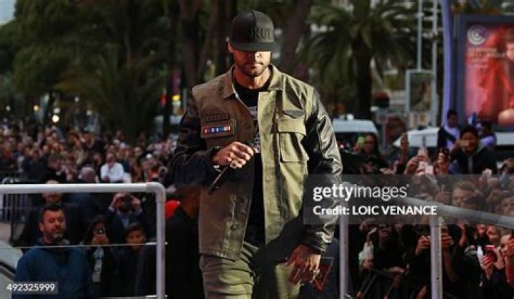 Booba as seen during a concert at the Rockhal in Esch-sur-Alzette, Luxembourg on ​​March 15, 2014