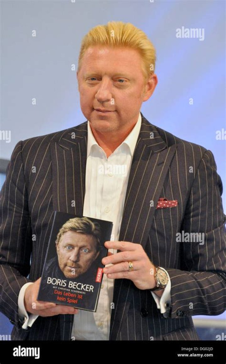 Boris Becker at Frankfurt Book Fair in October 2013