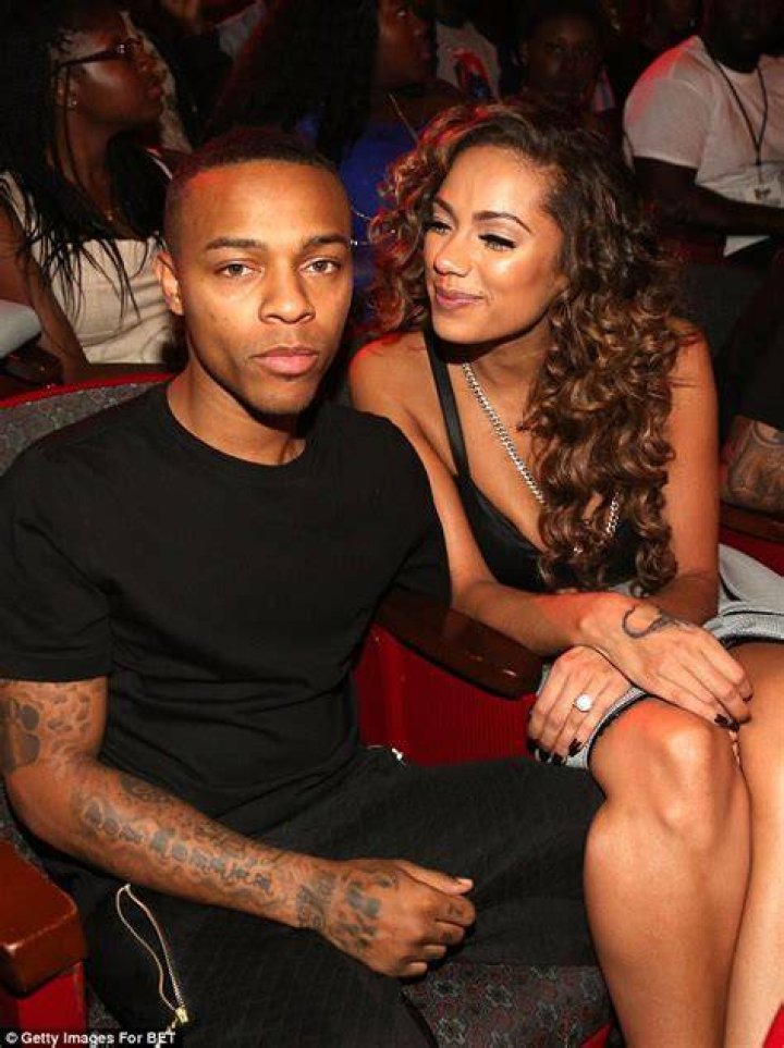 Bow Wow and Erica Mena. The couple got engaged in 2014.