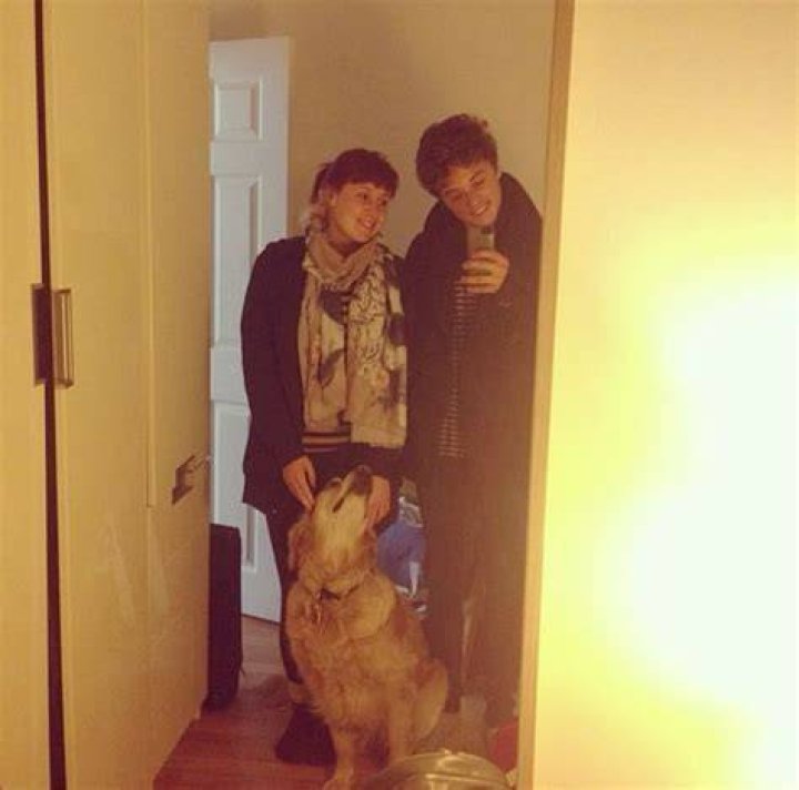 Bradley Simpson with his dog Jesse