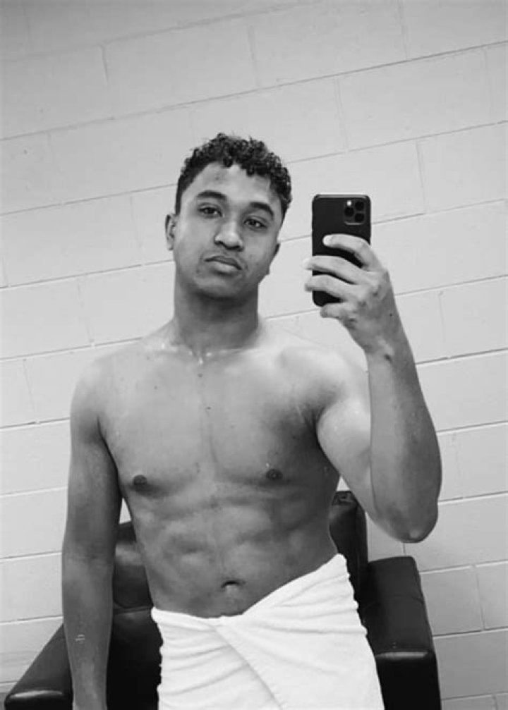 Brandon Armstrong as seen while posing for a picture in Lake Powell, Utah in April 2020