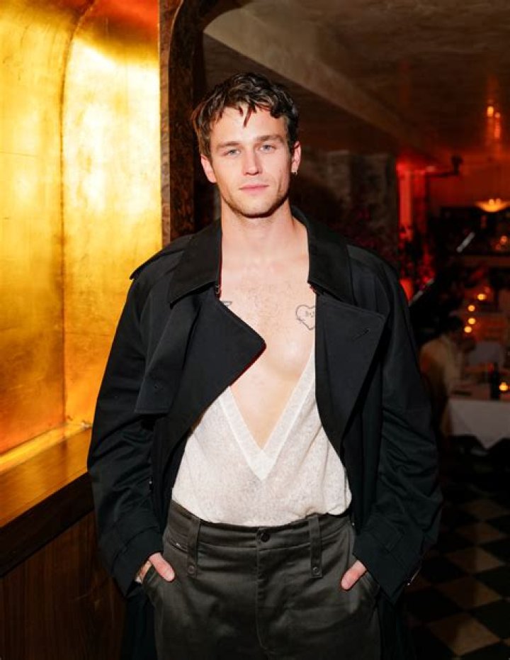 Brandon Flynn at an event held at Vineyard Theatre in 2016
