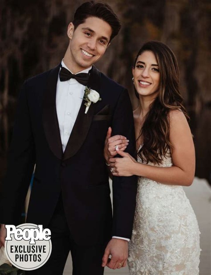 Brandon Larracuente with Jazmin Garcia in January 2018