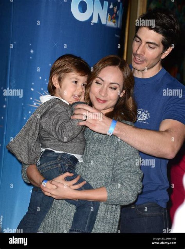 Brandon Routh and Courtney Ford at the Entertainment Weekly Celebration of SAG Award Nominees in January 2017