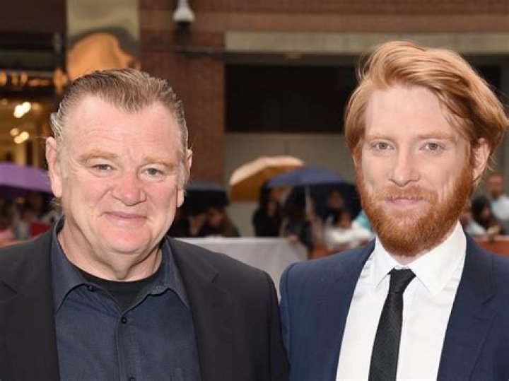 Brendan Gleeson and Domhnall Gleeson at the premiere of Brooklyn, 2015 Toronto Film Festival