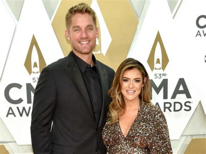 Brett Young and Taylor Mills, as seen in November 2019