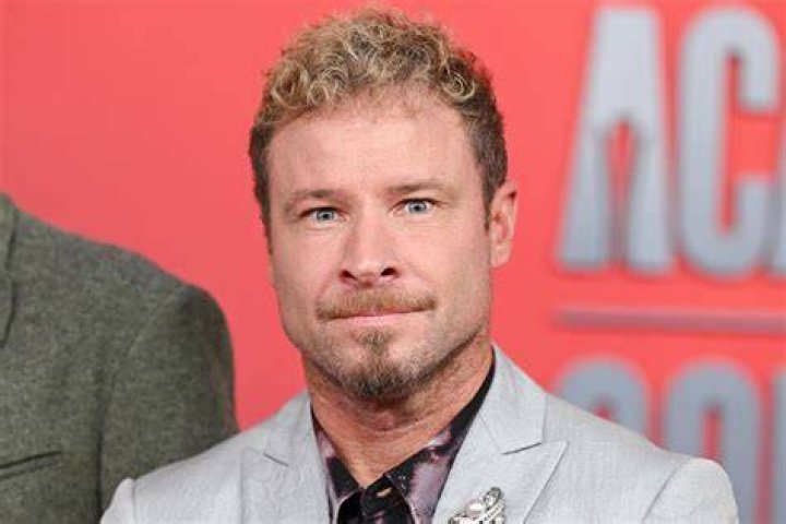 Brian Littrell as seen while performing at a show in April 2012