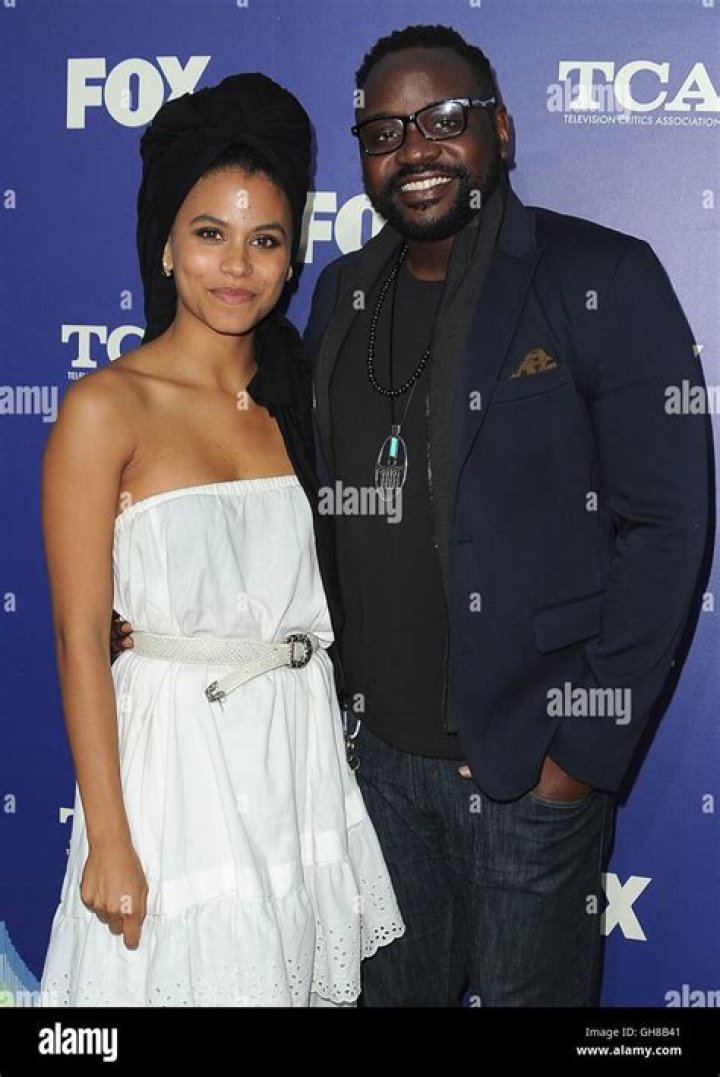 Brian Tyree Henry with Zazie Beetz in May 2017