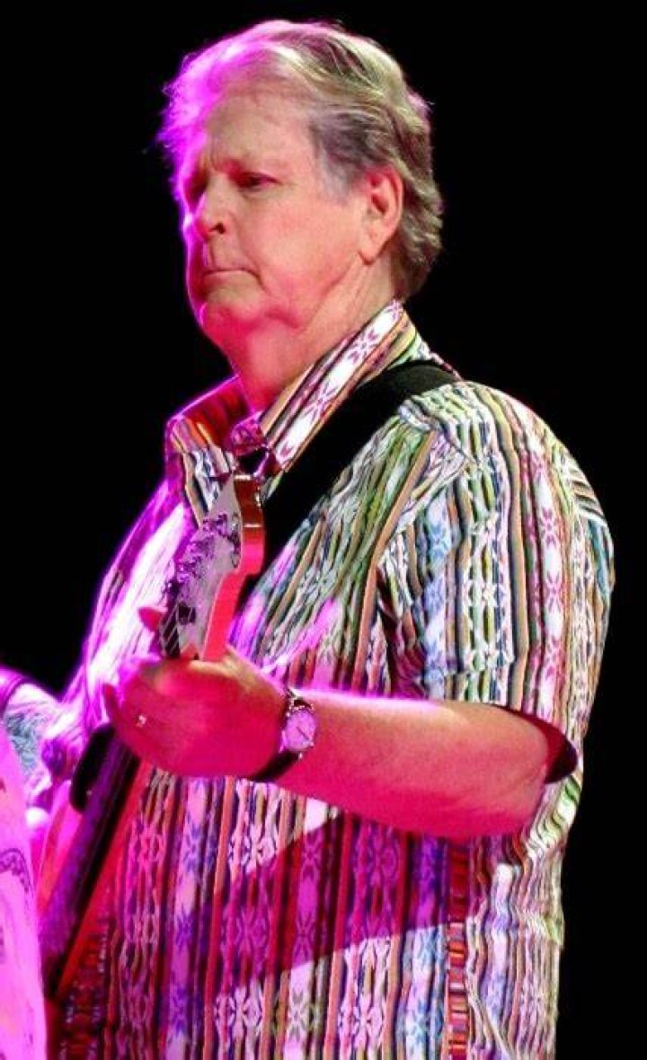 Brian Wilson as seen while playing bass during the Beach Boys Reunion Tour 2012