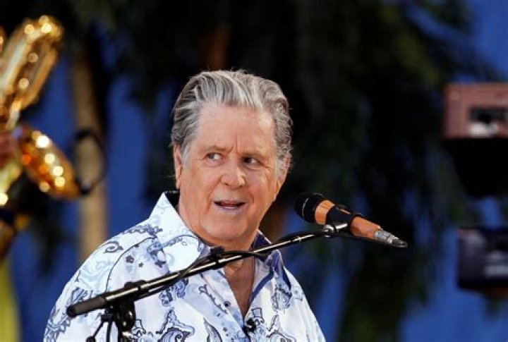 Brian Wilson performing in New Orleans with the Beach Boys during their 2012 reunion tour