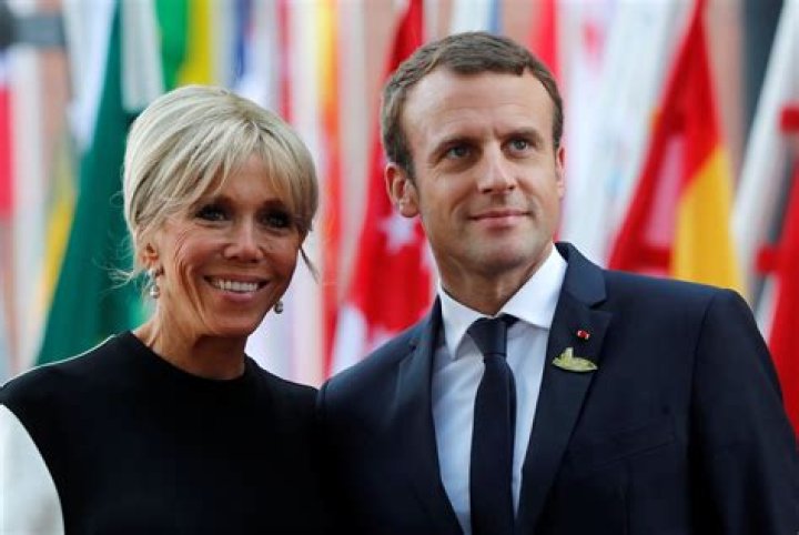 Brigitte Macron and Emmanuel Macron, as seen in May 2022